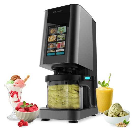 Heladera Cecotec Gelatec 1800 Touch 10 programas pantalla táctil TFT capacidad 1,35 l