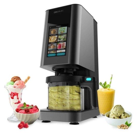 Heladera Cecotec Gelatec 1800 Touch 10 programas pantalla táctil TFT capacidad 1,35 l