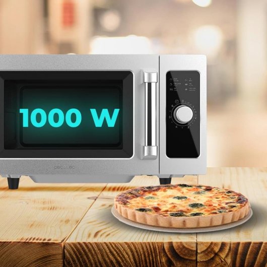 Micro-ondas FlatPro 2500 25 Litros 1000W Controlo Mecânico Sem Prato