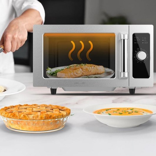 Micro-ondas FlatPro 2500 25 Litros 1000W Controlo Mecânico Sem Prato