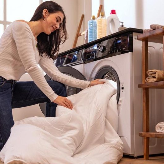 Máquina de Lavar Roupa Bolero DressCode 9155 9 Kg 1400rpm A Branco e Preto Drum Clean