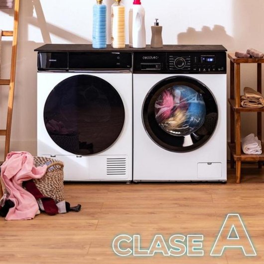 Máquina de Lavar Roupa Bolero DressCode 9155 9 Kg 1400rpm A Branco e Preto Drum Clean