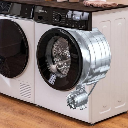 Máquina de Lavar Roupa Bolero DressCode 9155 9 Kg 1400rpm A Branco e Preto Drum Clean