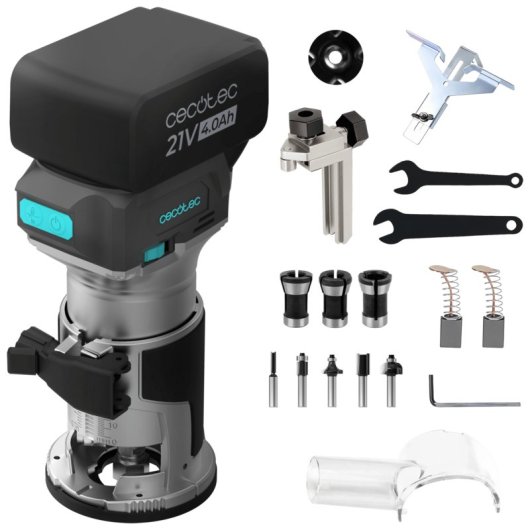 Fresadora Cecotec MultiShape 2000 Liberty 21V 4Ah Motor Brushless