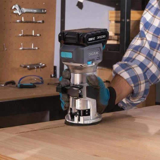 Fresadora Cecotec MultiShape 2000 Liberty 21V 4Ah Motor Brushless