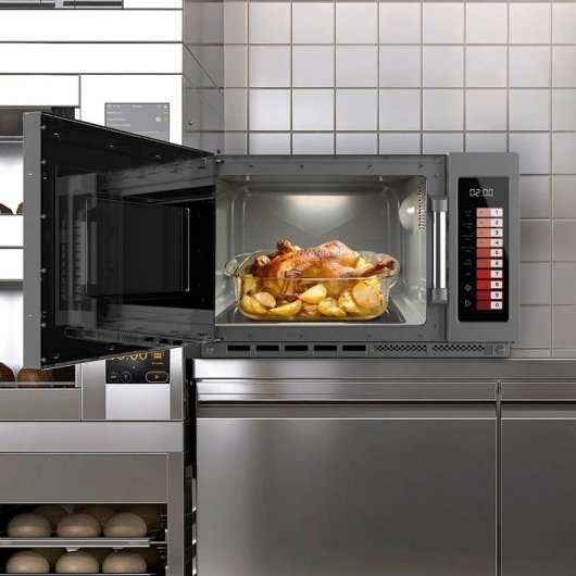 Microondas FlatPro 3400 34 Litros 2100 W com Duplo Magnetrão e 100 Programas