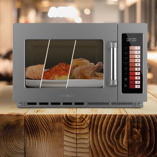 Microondas FlatPro 3400 34 Litros 2100 W com Duplo Magnetrão e 100 Programas