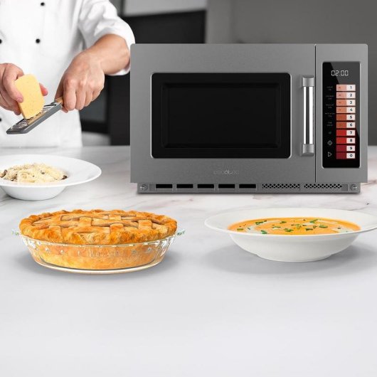 Microondas FlatPro 3400 34 Litros 2100 W com Duplo Magnetrão e 100 Programas