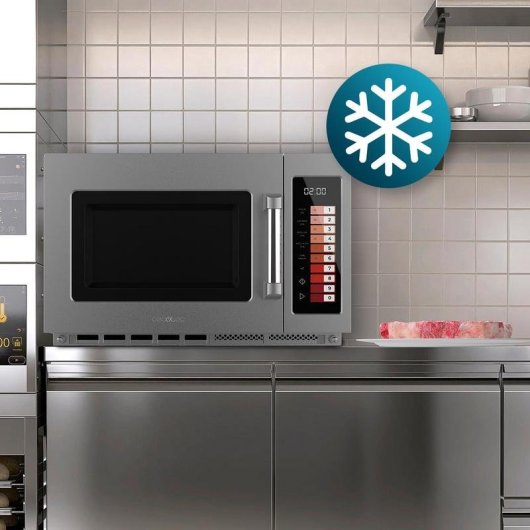 Microondas FlatPro 3400 34 Litros 2100 W com Duplo Magnetrão e 100 Programas