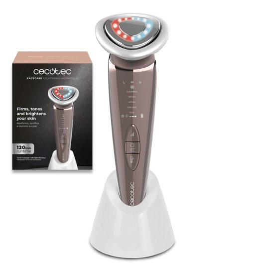 Tonificador Facial FaceCare LightSonic HotN’Cold 5 modos EMS calor frío