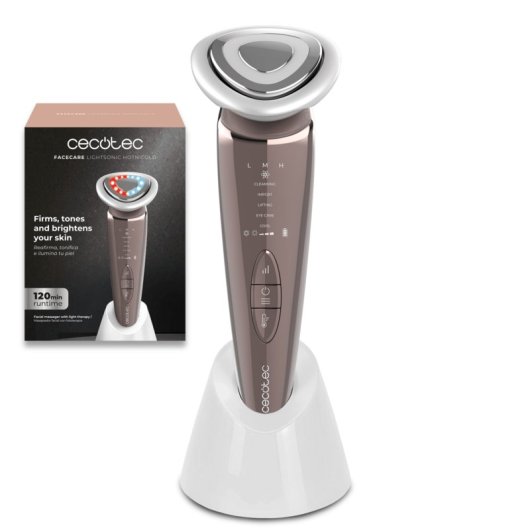 Tonificador Facial FaceCare LightSonic HotN’Cold 5 modos EMS calor frío