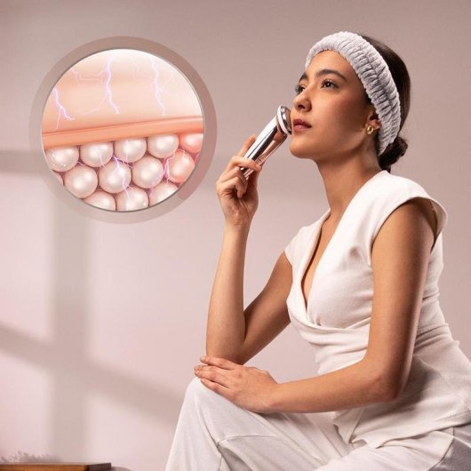 Tonificador Facial FaceCare LightSonic HotN’Cold 5 modos EMS calor frío