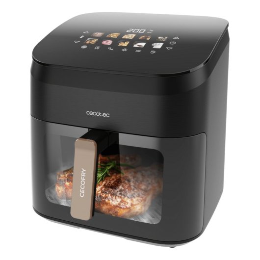 Friggitrice ad Aria Cecotec Cecofry&Grill Smokin' 8500 8,5L 2200W Doppio Grill e Affumicatore