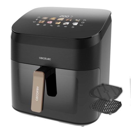 Friggitrice ad Aria Cecotec Cecofry&Grill Smokin' 8500 8,5L 2200W Doppio Grill e Affumicatore