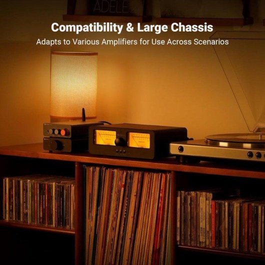 Interruptor de Audio Fosi Audio LC30 con Medidores VU Retroiluminados