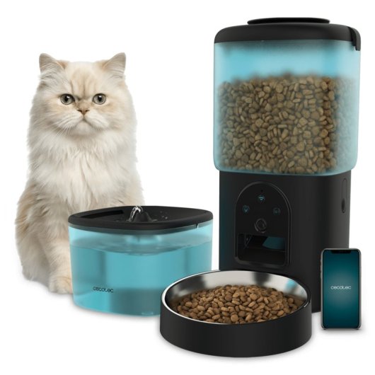Comedero Automatique Petoneer Pumba 2000 TotalMenu Vision Pack avec Caméra et App