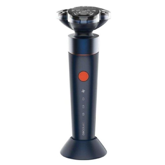 Máquina de Barbear Facial Cecotec PrecisionCare Aluminium Premium Sem Fios 45min Resistente à Água