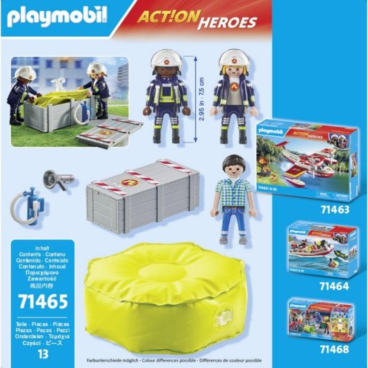 Set de figuras Playmobil 71465 Acción/Aventura 3 figuras 46 piezas