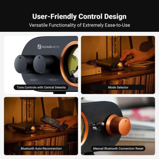 Conversor de Áudio USB Fosi Audio Mc101 – Óptico e Coaxial