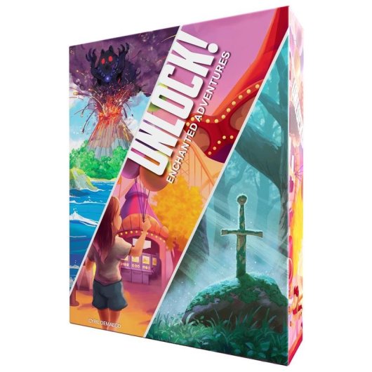 Gioco da tavolo Asmodee Unlock! Enchanted Adventures cooperativo 60 min