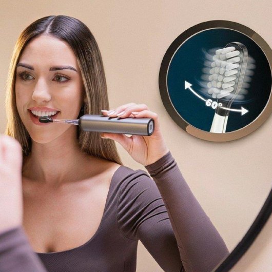 Cepillo de Dientes Sónico Cecotec ToothCare DeluxeSwing 3 Modos 3 Cabezales Oscilación 60º