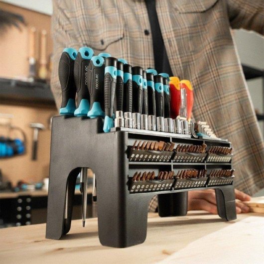 Set de destornilladores Cecotec Hardgyro 1260 Magnetic 126 piezas