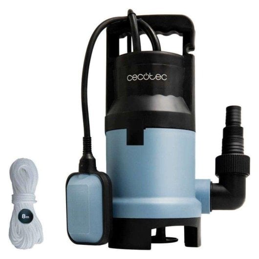 Bomba de Agua Cecotec Axike 1100 Dark 1100W, Caudal 16000 l/h, Altura 8,5 m