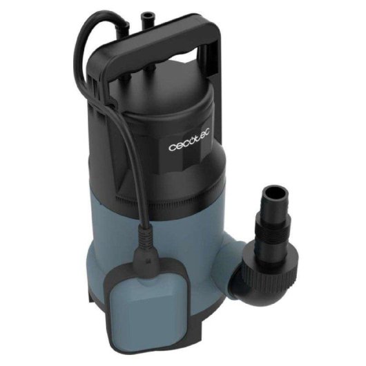 Bomba de Agua Cecotec Axike 1100 Dark 1100W, Caudal 16000 l/h, Altura 8,5 m