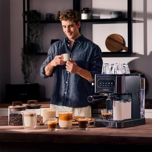 Cafetière expresso Power Espresso 20 ColdBrew Latte 1,5 L 20 Bars 2 Tasses Écran tactile