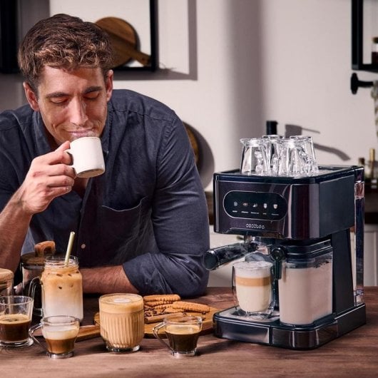 Cafetière expresso Power Espresso 20 ColdBrew Latte 1,5 L 20 Bars 2 Tasses Écran tactile