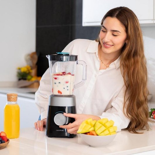 Batidora de vaso Power Black Titanium 1300MAX B 1300W, jarra 1.5L