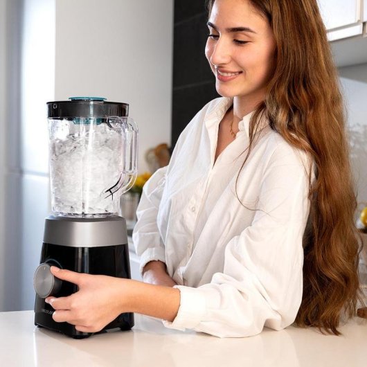 Batidora de vaso Power Black Titanium 1300MAX B 1300W, jarra 1.5L