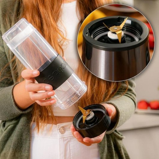 Batidora de vaso Power Titanium 900 ProGo 900 W avec 2 vases portables