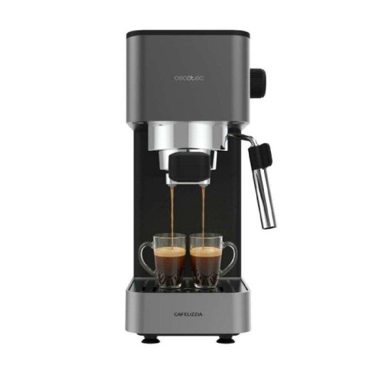 Cafetera Espresso Cecotec Cafelizzia 690 Grey 1,5 L 20 Bares 2 Tazas con vaporizador