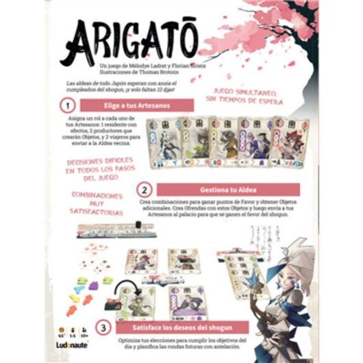 Gioco di carte Asmodee Arigato, scambio di carte, 2-5 giocatori, 45 min
