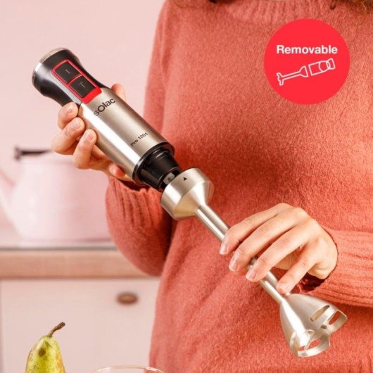 Batidora de mano Solac Ba5615 Pro 1200W con regulador de velocidades y función turbo