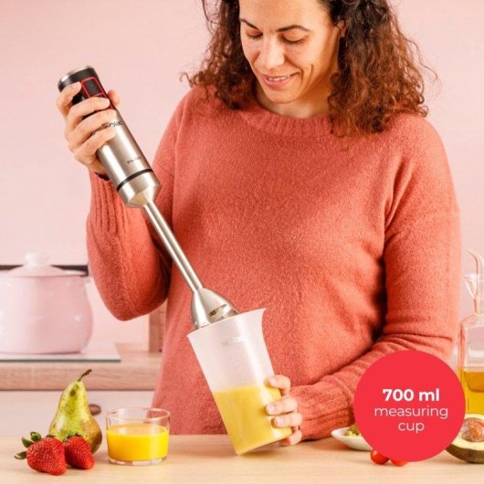 Batidora de mano Solac Ba5615 Pro 1200W con regulador de velocidades y función turbo