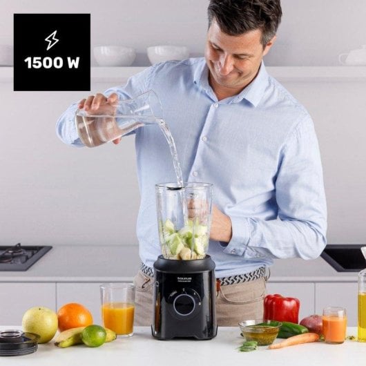 Batidora de Vaso Taurus Prior Glass 1500W 2 Velocidades + Turbo