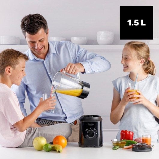 Batidora de Vaso Taurus Prior Glass 1500W 2 Velocidades + Turbo