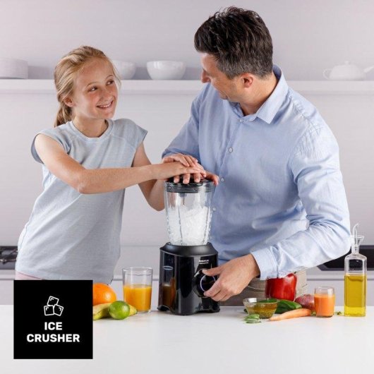 Batidora de Vaso Taurus Prior Glass 1500W 2 Velocidades + Turbo