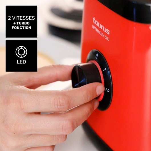 Batidora de Vaso Taurus Optima Easy 1500 1500W Jarra 1.5L