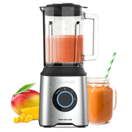 Batidora de vaso Taurus Prior Inox 1500W 2 velocidades jarra 2L