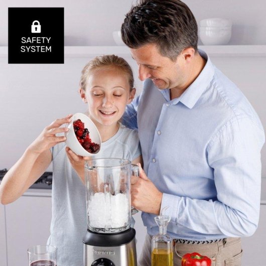 Batidora de vaso Taurus Prior Inox 1500W 2 velocidades jarra 2L