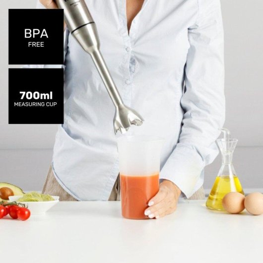 Batidora de Mano Taurus 1500W 20 Velocidades Turbo Inoxidable