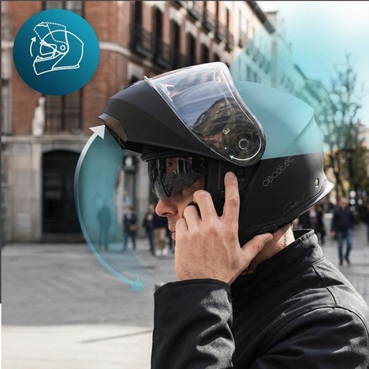 Motorradhelm ASTONE HELMETS FlexShield S modular klappbar ECE 22.06 zertifiziert