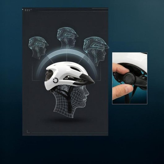 Casco BrainGuard Pro L-XL Urbano Intelligente con Illuminazione LED