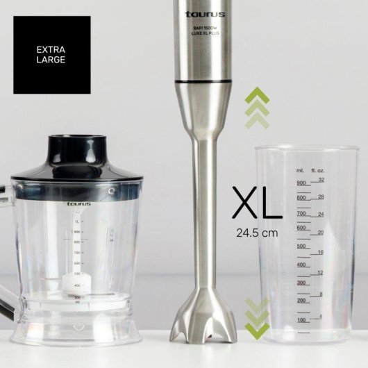 Batidora de Mano Taurus XXL 1500W con 20 Velocidades y Turbo