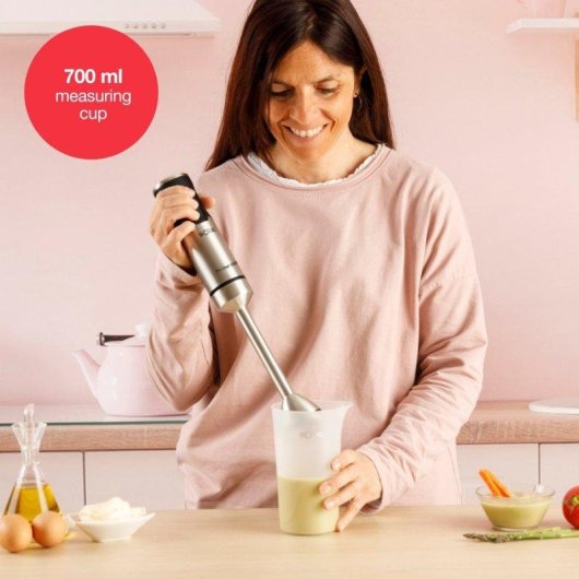 Batidora de Mano Solac Ba5622 Pro Chef 1502 1500W Regulador Velocidades Turbo