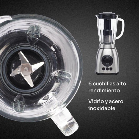 Batidora de vaso Mellerware Mixy Plus 2000W 3 velocidades jarra 1.8L