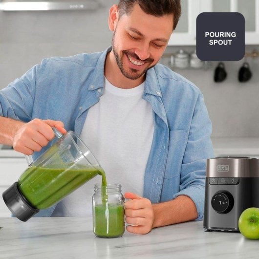 Batidora de Vaso Black & Decker BXJB1201E 2200W Jarra 2.2L 8 Velocidades